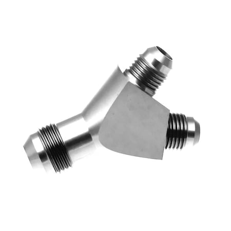 Red Horse Performance -08 SINGLE INLET TO -06 DUAL OUTLET - CLEAR 930-08-06-5